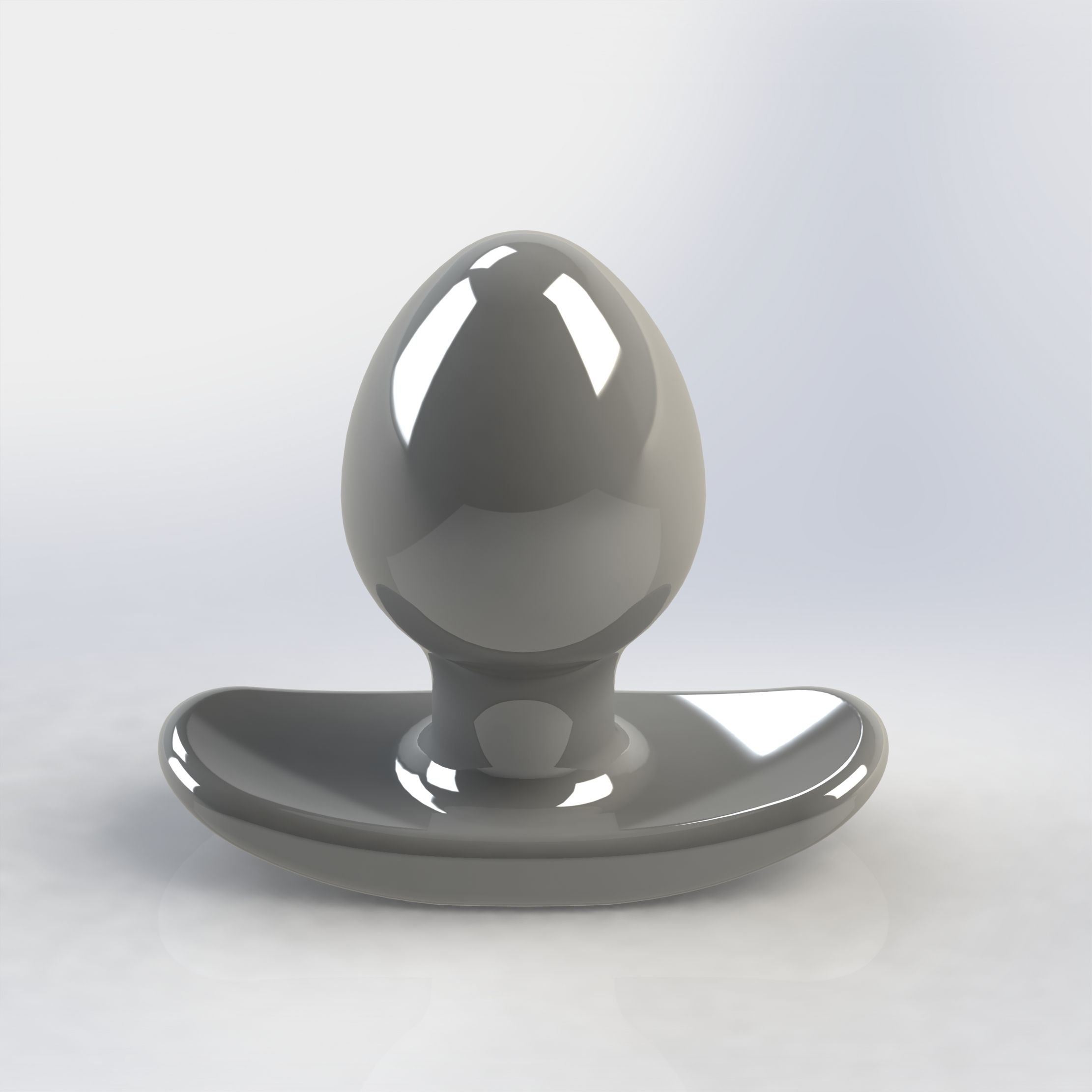 Download STL file Fibonacci Buttplug 1.3 inch (Curved Bottom) • 3D print model ・ Cults